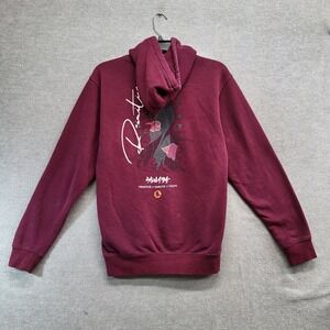 Primitive x Naruto Men Sweatshirt Small Red Hoodie Logo Itachi Sharingan READ